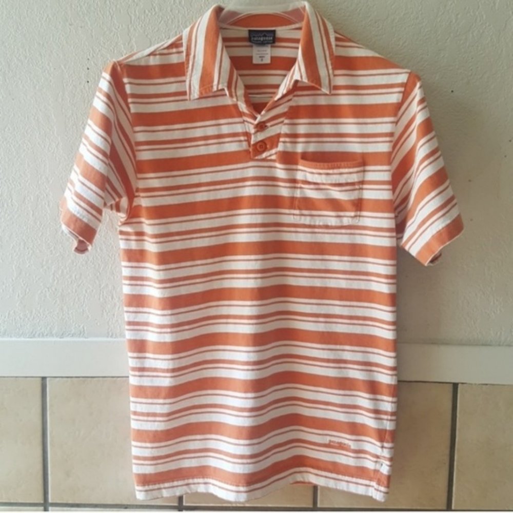 Patagonia Organic Cotton Striped Polo